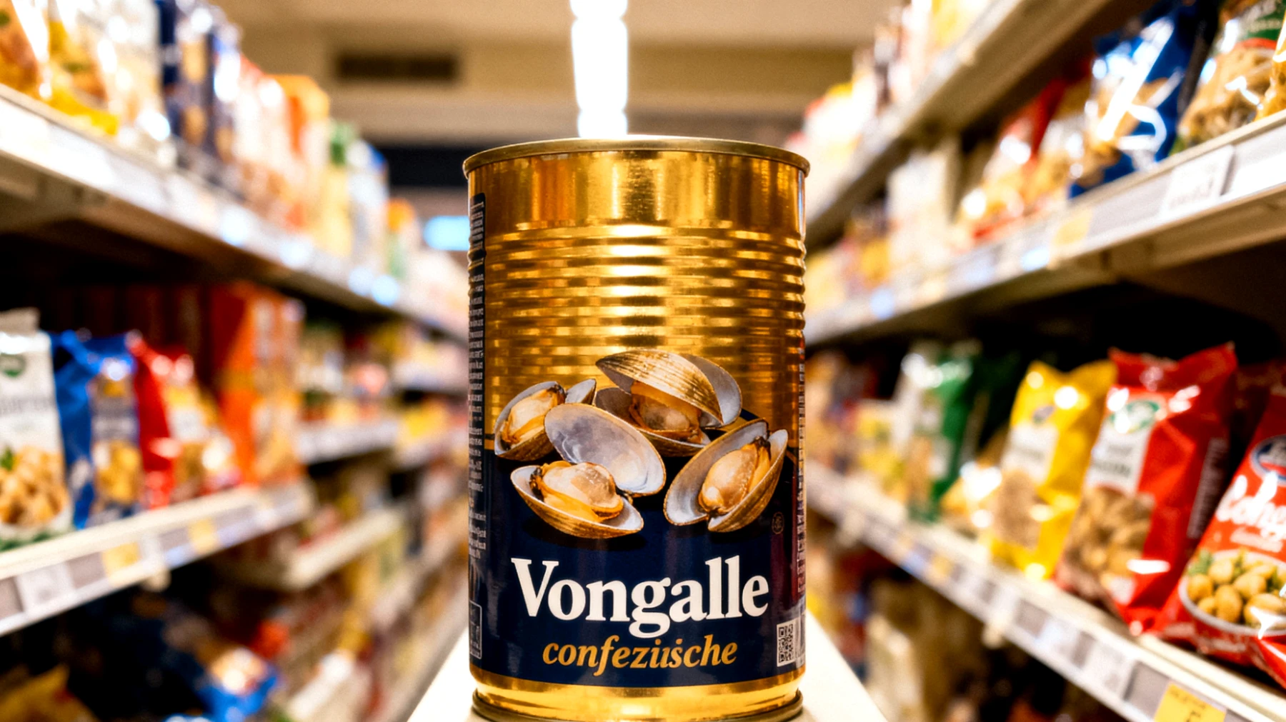 Vongole confezionate"